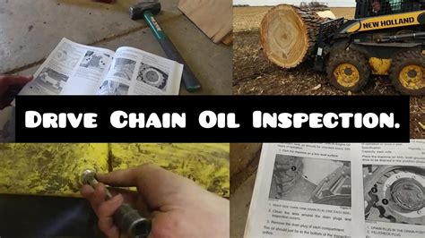 check chain oil level for case skid steer|how to check drive chain oil.